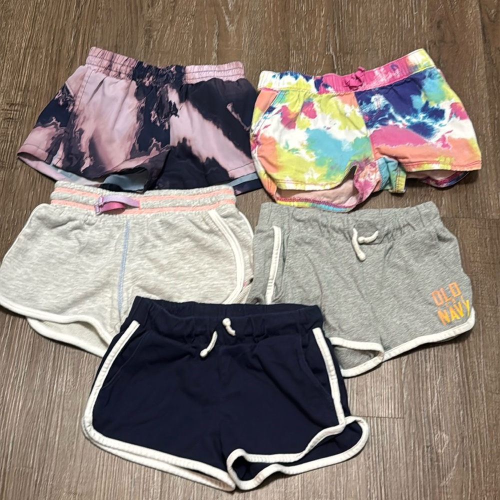 Girls Shorts (5 Lot) Size 6/7